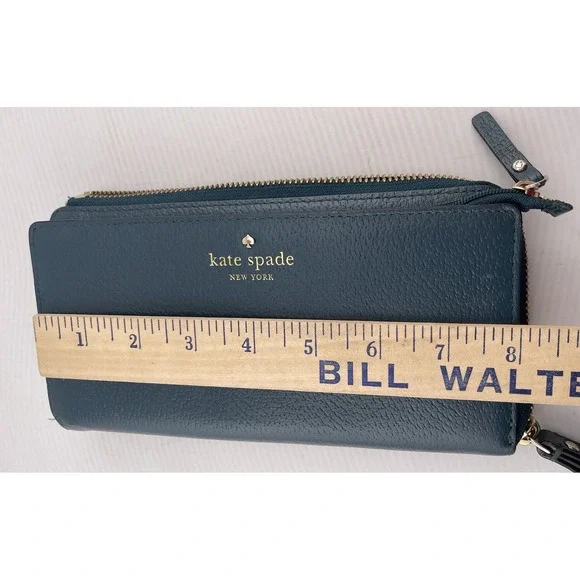 Kate Spade Grand Street‎ Layton Wallet Leather Black WLRU2154 F067 0316 - Picture 11 of 16